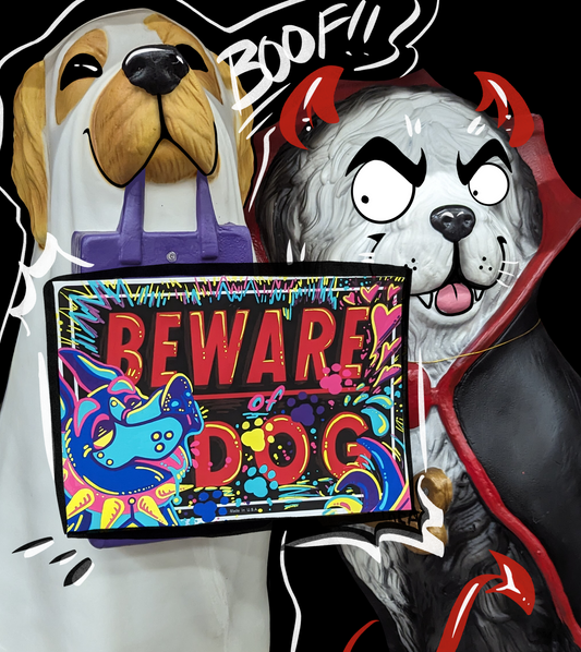 Beware of Dog Sticker/Print