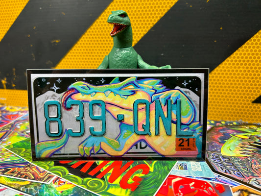 Gator Plate Sticker