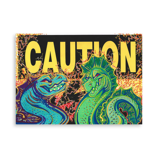 Electric Eels Caution Print/Sticker