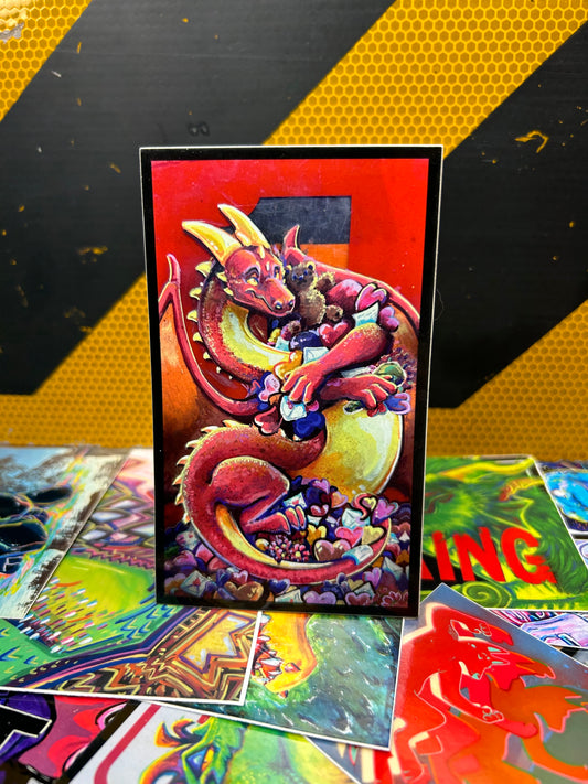 Dragon Hoarder Sticker
