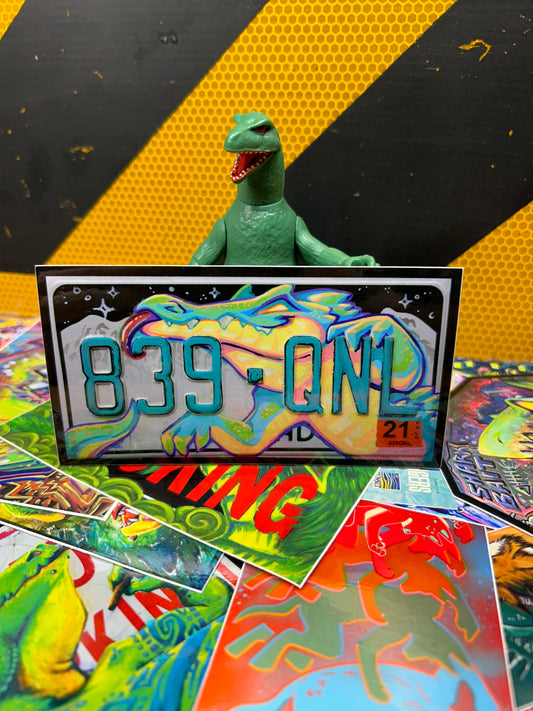 Gator Plate Sticker