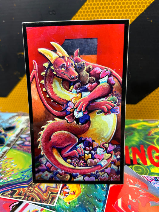 Dragon Hoarder Sticker